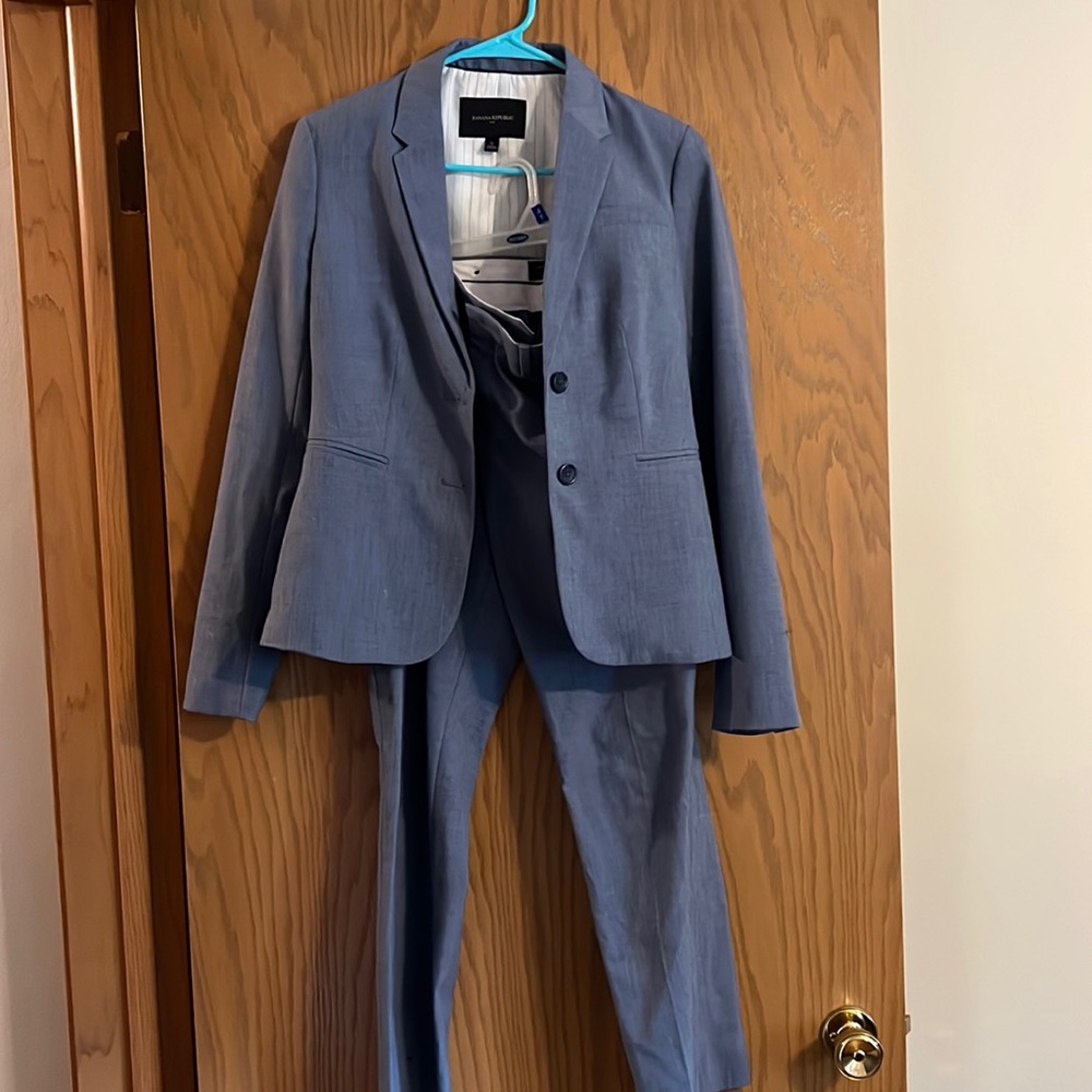 Light blue womens suit